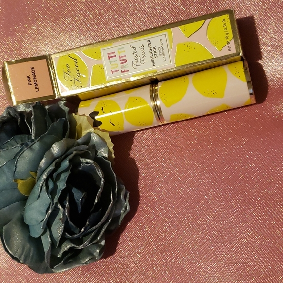 🌟HP🌟🧚‍♀️🌟PINK LEMONADE Too Faced DISCONTINUED Tutti Frutti Highlt NWT - Picture 4 of 6